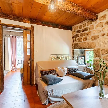 Cocon Avec Jacuzzi Ferienhaus Labastide-sur-Bésorgues